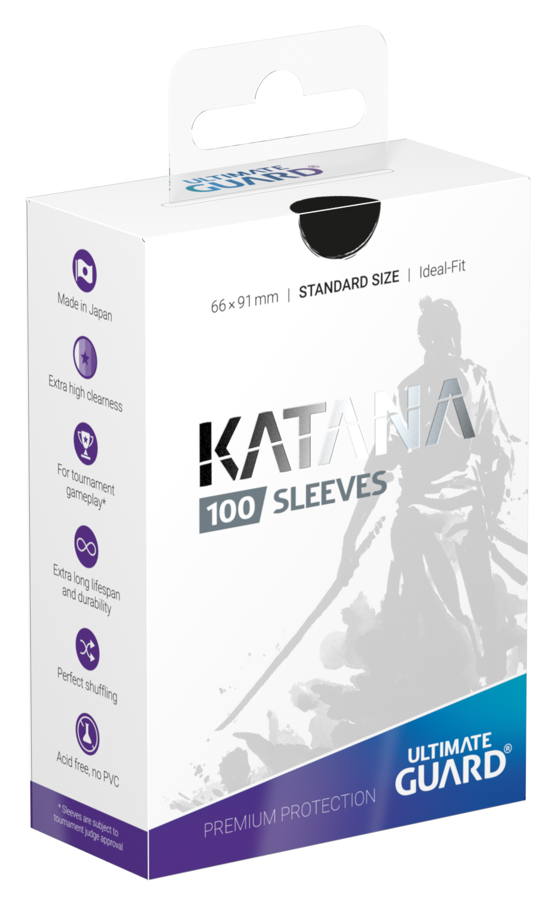 Ultimate Guard – Katana 100 Sleeves Black