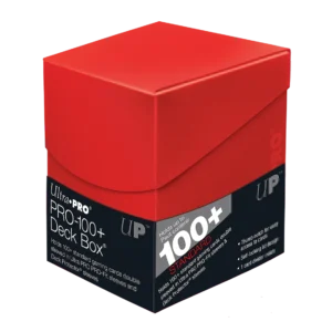 Ultra PRO Eclipse PRO 100+ Deck Box in Rood– stevige deckbox voor 110 gesleevede kaarten