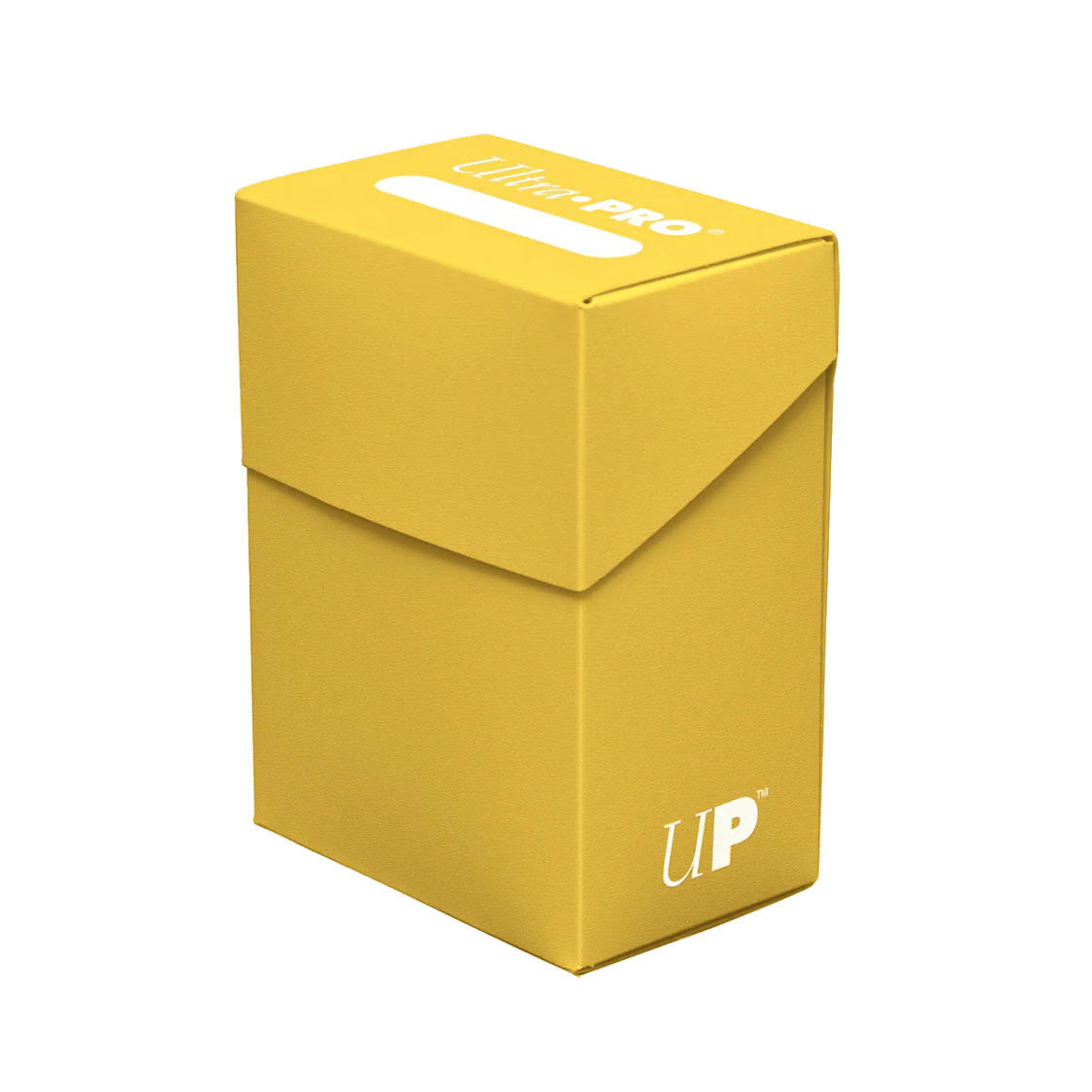 Ultra PRO Solid Color Deck Box geel – stevige deckbox voor 80 gesleevede kaarten