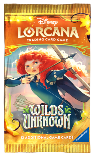 Disney Lorcana Wilds Unknown Booster Pack – mysterieuze booster met avontuurlijke Disney‑illustraties