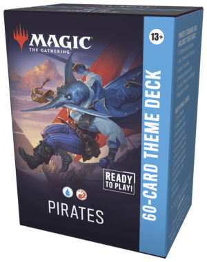 Magic: The Gathering Lorwyn Eclipsed Pirates Theme Deck – rood/blauw piratendeck met deckbox en tokens